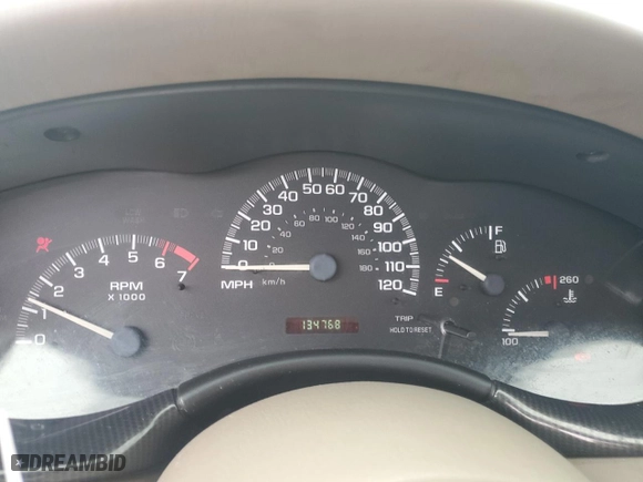 2002 Chevrolet Malibu with VIN 1G1ND52JX2M709228, listed as a Copart auction lot 68263124 with 134,768 mi miles and Salvage Title. Bid and sale history available at carsss.com. Image 9.