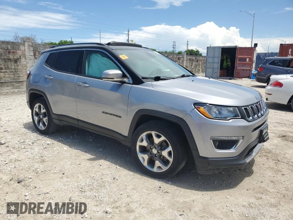 2019 Jeep Compass Limited z VIN 3C4NJDCB7KT646116, wystawiony jako Copart lot #61968895 z przebiegiem 59 077 mil mil oraz Szkoda całkowita • Salvage title. Historia ofert i sprzedaży dostępna na DreamBid. Obrazek 4.