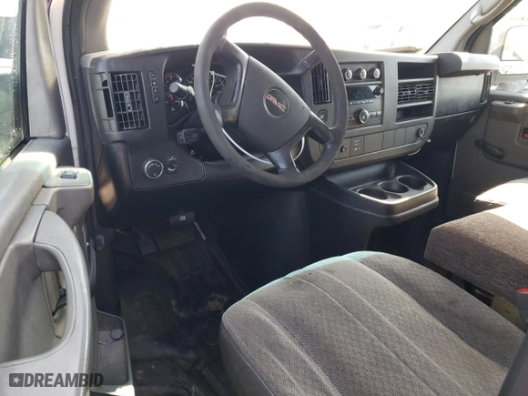 2013 GMC Savana Cargo Van with VIN 1GTW7FCA1D1112707, listed as a Copart auction lot 74933114 with 224,096 mi miles and Salvage Title. Bid and sale history available at carsss.com. Image 8.