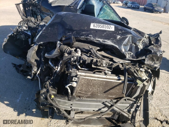 2018 Cadillac XT5 Premium Luxury FWD with VIN 1GYKNERS1JZ225725, listed as a Copart auction lot 63958592 with 0 mi miles and Salvage Title. Bid and sale history available at carsss.com. Image 10.