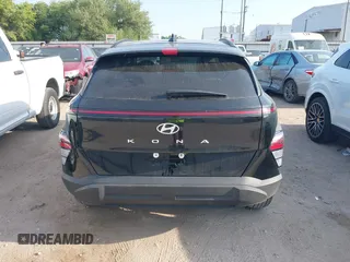 2025 Hyundai Kona SEL with VIN KM8HB3AB9SU223742, listed as a IAAI auction lot 42046520 with 9,907 mi miles. Bid and sale history available at carsss.com. Image 16.