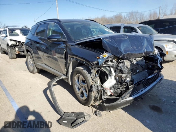 2024 Hyundai Tucson SEL with VIN KM8JBCDE5RU283664, listed as a Copart auction lot 41964575 with 16,818 mi miles and Salvage Title. Bid and sale history available at carsss.com. Image 4.