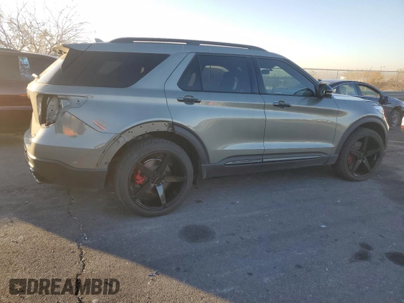 2020 Ford Explorer ST with VIN 1FM5K8GCXLGB29448, listed as a Copart auction lot 42648855 with 52,633 mi miles and Salvage Title. Bid and sale history available at DreamBid. Image 3.