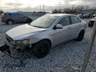 2008 Mitsubishi Lancer DE with VIN JA3AU26U38U029848, listed as a Copart auction lot 77361994 with 165,833 mi miles and Salvage Title. Bid and sale history available at carsss.com. Image 1.