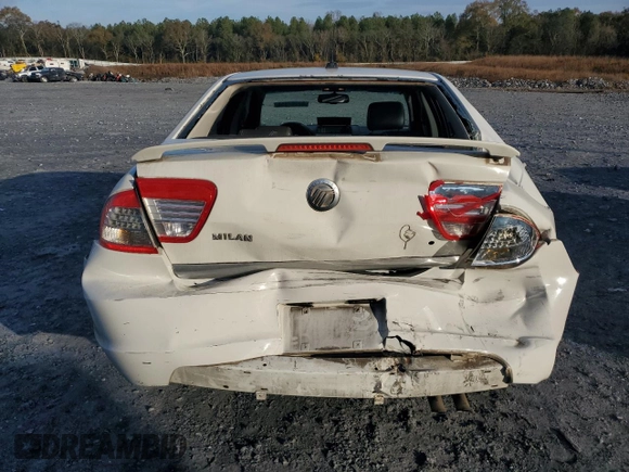 2008 Mercury Milan with VIN 3MEHM07Z38R644338, listed as a Copart auction lot 82257564 with 197,443 mi miles and Salvage Title. Bid and sale history available at carsss.com. Image 6.