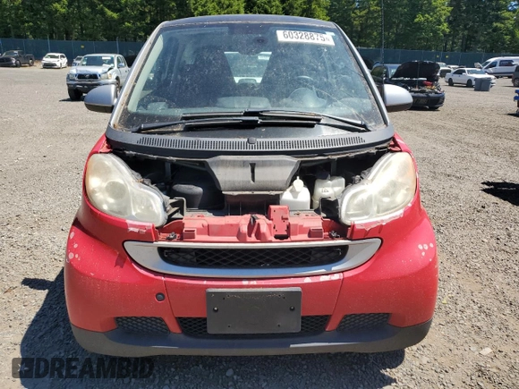 2009 Smart fortwo Pure with VIN WMEEJ31X29K236894, listed as a Copart auction lot 60328875 with 109,337 mi miles and Clean title. Bid and sale history available at DreamBid. Image 5.