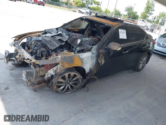 2015 Infiniti Q50 Premium with VIN JN1BV7AP6FM341373, listed as a IAAI auction lot 42216071 with Not provided miles and . Bid and sale history available at DreamBid. Image 2.