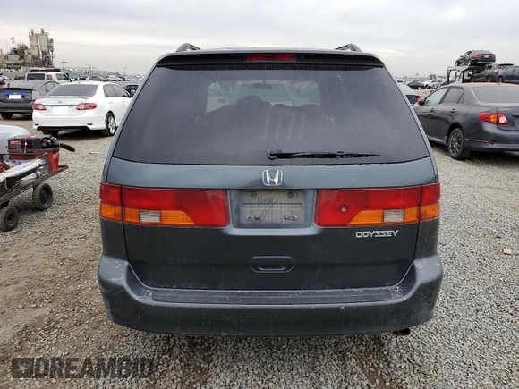 2003 Honda Odyssey EX-L with VIN 5FNRL187X3B122098, listed as a Copart auction lot 47975285 with Not provided miles and Salvage title. Bid and sale history available at DreamBid. Image 6.