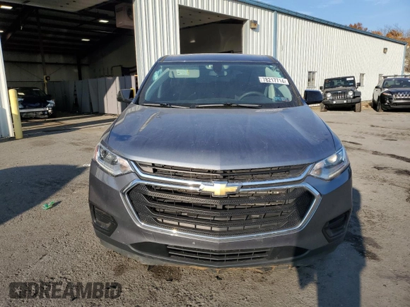 2018 Chevrolet Traverse LS with VIN 1GNEVFKW7JJ246977, listed as a Copart auction lot 78217714 with 82,136 mi miles and Salvage Title. Bid and sale history available at carsss.com. Image 5.