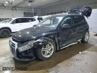 2018 Audi Q5 Premium with VIN WA1ANAFYXJ2164056, listed as a Copart auction lot 43848595 with 0 mi miles and Salvage Title. Bid and sale history available at carsss.com. Image 1.