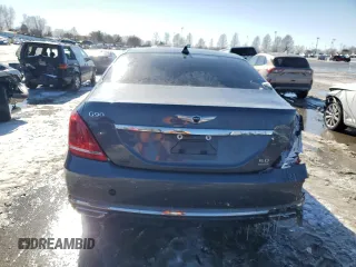 2017 Genesis G90 5.0L Ultimate with VIN KMHG54JH0HU023614, listed as a Copart auction lot 46074205 with 83,591 mi miles and Salvage Title. Bid and sale history available at carsss.com. Image 6.