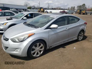 2011 Hyundai Elantra GLS with VIN 5NPDH4AE6BH007259, listed as a Copart auction lot 52649655 with 189,512 mi miles and Clean Title. Bid and sale history available at carsss.com. Image 1.