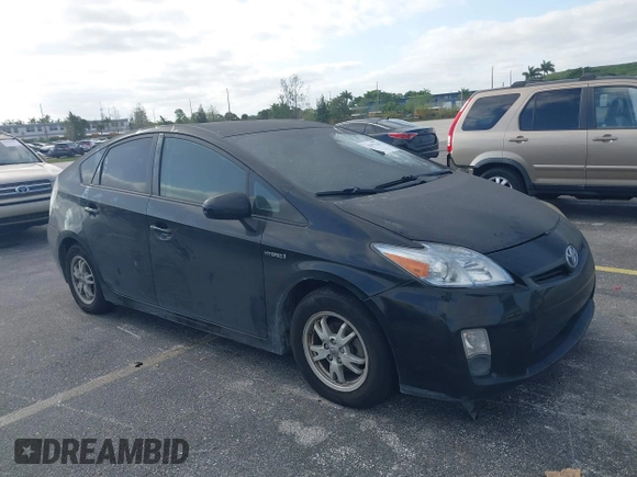 2011 Toyota Prius I with VIN JTDKN3DU4B1463121, listed as a IAAI auction lot 42057548 with 242,575 mi miles. Bid and sale history available at carsss.com. Image 1.