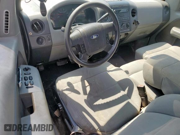 2008 Ford F-150 XL with VIN 1FTPX12V98FA70078, listed as a Copart auction lot 58519715 with 151,284 mi miles and Salvage title. Bid and sale history available at DreamBid. Image 8.