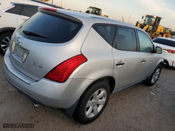 2006 Nissan Murano S with VIN JN8AZ08W86W527409, listed as a Copart auction lot 74055724 with 96,116 mi miles and Salvage Title. Bid and sale history available at carsss.com. Image 3.