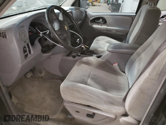 2006 Chevrolet TrailBlazer LS with VIN 1GNET16S666146766, listed as a Copart auction lot 46708035 with 138,111 mi miles and Salvage Title. Bid and sale history available at DreamBid. Image 7.