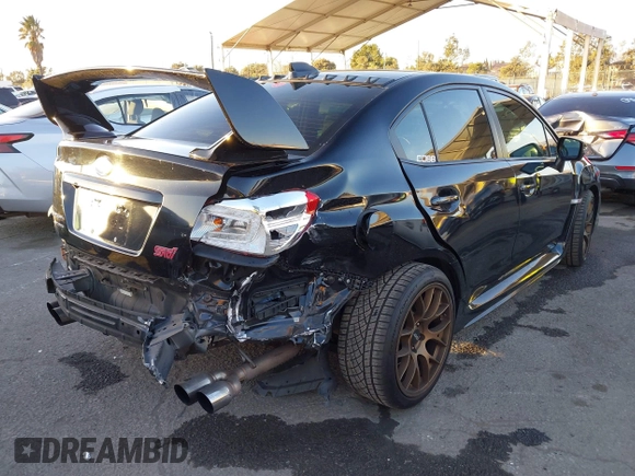 2020 Subaru WRX STI with VIN JF1VA2S65L9830771, listed as a IAAI auction lot 41360199 with 39,566 mi miles and . Bid and sale history available at DreamBid. Image 4.