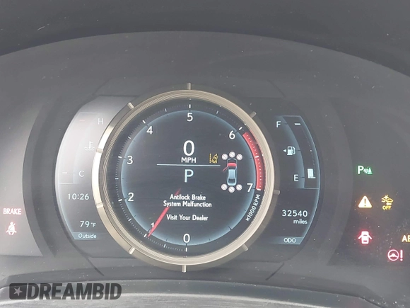 2020 Lexus IS 300 F Sport with VIN JTHGA1D25L5101652, listed as a IAAI auction lot 42360877 with 32,540 mi miles and . Bid and sale history available at DreamBid. Image 7.
