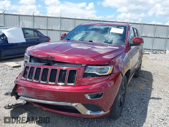 2016 Jeep Grand Cherokee Overland z VIN 1C4RJECG6GC401782, wystawiony jako IAAI lot #42442771 z przebiegiem 104 196 mil mil oraz . Historia ofert i sprzedaży dostępna na DreamBid. Obrazek 6.