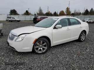 2010 Mercury Milan Premier with VIN 3MEHM0CG2AR606531, listed as a Copart auction lot 81759854 with 0 mi miles and Salvage Title. Bid and sale history available at carsss.com. Image 1.