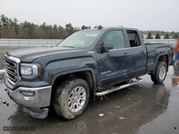 2019 GMC Sierra 1500 Limited SLE with VIN 2GTV2MEC3K1195545, listed as a Copart auction lot 83320444 with 48,320 mi miles and Salvage Title. Bid and sale history available at carsss.com. Image 1.