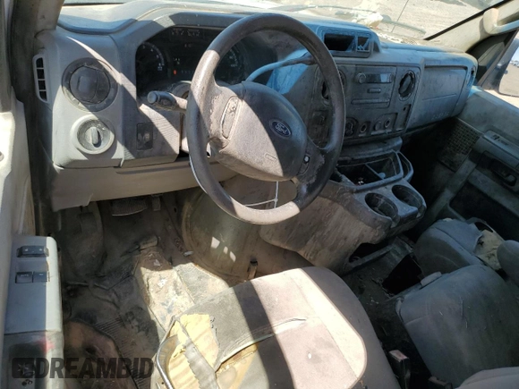 2012 Ford Econoline Cargo Super Duty Commercial with VIN 1FTSS3EL9CDB12784, listed as a Copart auction lot 57256595 with 369,541 mi miles and Salvage title. Bid and sale history available at DreamBid. Image 8.