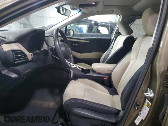 2021 Subaru Outback Premium with VIN 4S4BTAFC7M3201997, listed as a Copart auction lot 55116555 with 84,770 mi miles and Salvage Title. Bid and sale history available at DreamBid. Image 7.