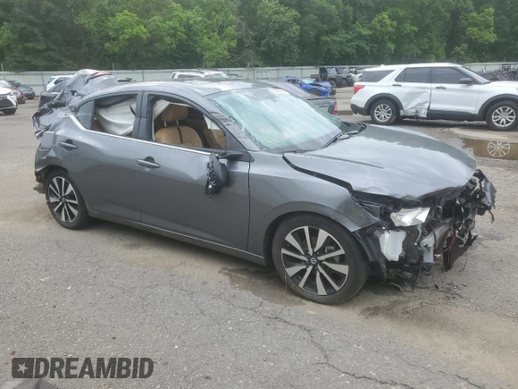 2023 Nissan Sentra SV z VIN 3N1AB8CV1PY284018, wystawiony jako Copart lot #55399055 z przebiegiem 23 268 mil mil oraz Szkoda całkowita • Salvage title. Historia ofert i sprzedaży dostępna na DreamBid. Obrazek 4.
