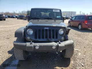 2017 Jeep Wrangler Unlimited Sport with VIN 1C4BJWDG2HL691946, listed as a Copart auction lot 53436415 with 75,700 mi miles and Salvage Title. Bid and sale history available at carsss.com. Image 5.