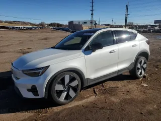 2023 Volvo C40 Recharge Pure Electric Ultimate with VIN YV4ED3GM1P2060174, listed as a Copart auction lot 87665265 with 26,622 mi miles and Salvage Title. Bid and sale history available at carsss.com. Image 1.