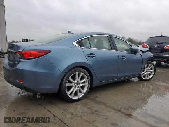 2015 Mazda 6 i Touring with VIN JM1GJ1V51F1193395, listed as a Copart auction lot 51529765 with Not Provided miles and Salvage Title. Bid and sale history available at DreamBid. Image 3.