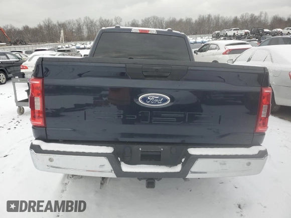 2022 Ford F-150 XL with VIN 1FTMF1E52NKE58502, listed as a Copart auction lot 87364464 with Not Provided miles and Salvage Title. Bid and sale history available at DreamBid. Image 6.