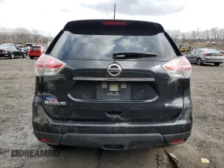2016 Nissan Rogue S with VIN JN8AT2MV9GW135583, listed as a Copart auction lot 51216385 with 0 mi miles and Salvage Title. Bid and sale history available at carsss.com. Image 6.