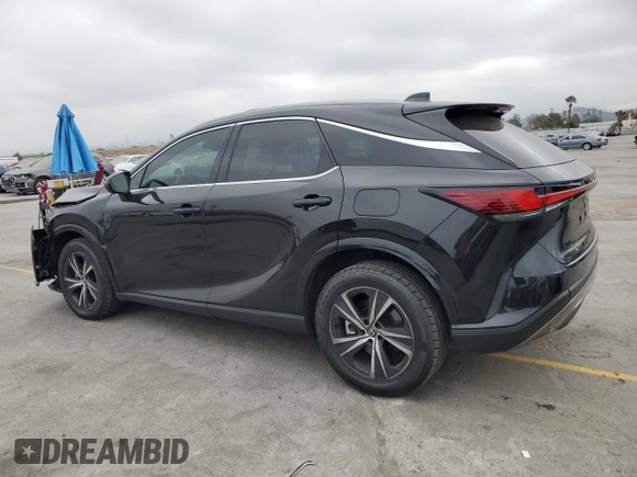 2023 Lexus RX 350h with VIN 2T2BBMCA9PC017082, listed as a Copart auction lot 56201845 with 3,605 mi miles and Salvage title. Bid and sale history available at DreamBid. Image 2.