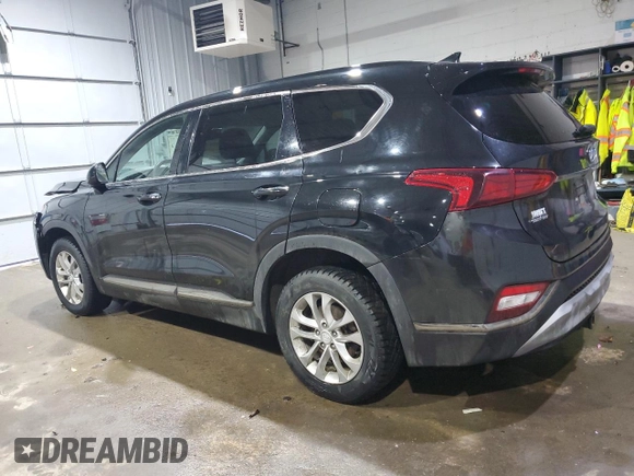 2019 Hyundai Santa Fe SEL with VIN 5NMS3CAD3KH008163, listed as a Copart auction lot 47119455 with 121,131 mi miles and Salvage Title. Bid and sale history available at carsss.com. Image 2.