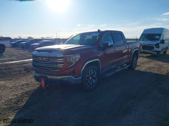2022 GMC Sierra 1500 SLT with VIN 3GTUUDED0NG596030, listed as a IAAI auction lot 41406882 with 32,892 mi miles. Bid and sale history available at carsss.com. Image 17.
