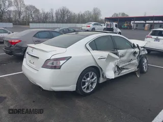 2014 Nissan Maxima S with VIN 1N4AA5AP7EC457698, listed as a IAAI auction lot 41903044 with Not Provided miles and . Bid and sale history available at DreamBid. Image 4.