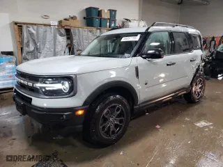 2022 Ford Bronco Sport Big Bend with VIN 3FMCR9B67NRD95614, listed as a Copart auction lot 46057795 with 52,698 mi miles and Salvage Title. Bid and sale history available at carsss.com. Image 1.