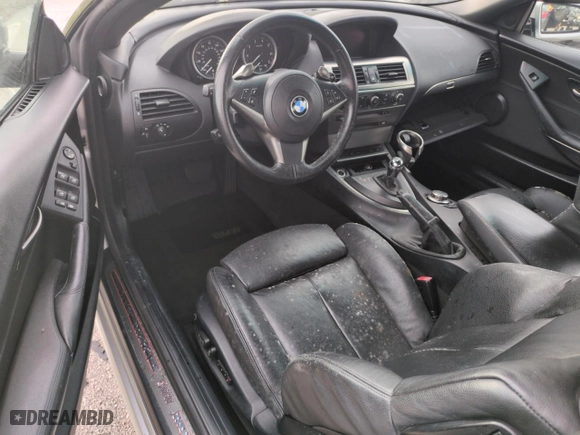 2006 BMW 6 Series 650Ci with VIN WBAEK13406CN72159, listed as a Copart auction lot 75078214 with 0 mi miles and Salvage Title. Bid and sale history available at carsss.com. Image 8.