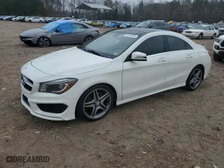 2014 Mercedes-Benz CLA-Class CLA 250 with VIN WDDSJ4EB7EN103598, listed as a Copart auction lot 81374744 with 119,389 mi miles and Salvage Title. Bid and sale history available at carsss.com. Image 1.