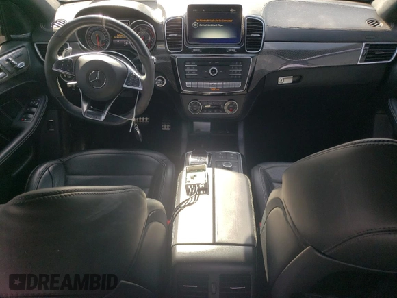 2016 Mercedes-Benz GLE 63 S AMG with VIN 4JGED7FB5GA024273, listed as a Copart auction lot 56300074 with 37,333 mi miles and Salvage title. Bid and sale history available at DreamBid. Image 8.