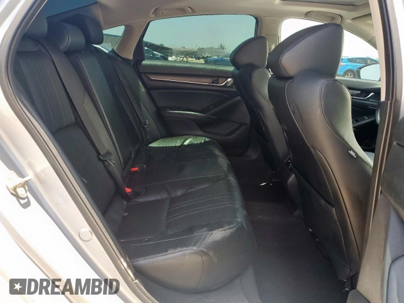 2018 Honda Accord EX-L with VIN 1HGCV2F57JA039159, listed as a Copart auction lot 58443495 with 86,772 mi miles and Salvage title. Bid and sale history available at DreamBid. Image 10.