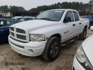 2005 Dodge 1500 SLT z VIN 1D7HU18D25S252144, wystawiony jako Copart lot #84666624 z przebiegiem 212 354 mil mil oraz Szkoda całkowita • Salvage title. Historia ofert i sprzedaży dostępna na DreamBid. Obrazek 1.