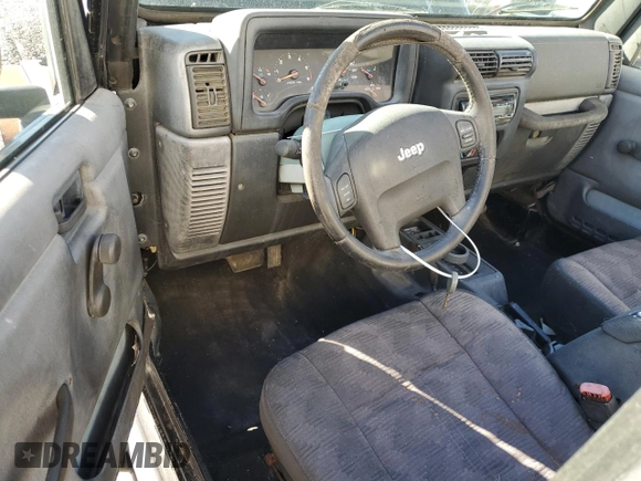 2004 Jeep Wrangler Sport with VIN 1J4FA49S24P754155, listed as a Copart auction lot 45699575 with 147,670 mi miles and Non Repairable. Bid and sale history available at carsss.com. Image 8.