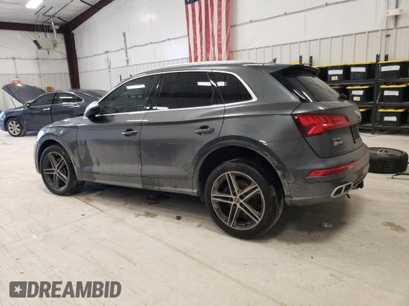 2020 Audi SQ5 Premium Plus with VIN WA1B4AFY4L2124453, listed as a Copart auction lot 38367533 with 0 mi miles. Bid and sale history available at carsss.com. Image 2.