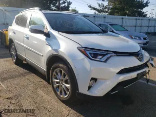 2017 Toyota RAV4 Hybrid Limited with VIN JTMDJREVXHD100313, listed as a Copart auction lot 56546652 with 38,150 mi miles. Bid and sale history available at carsss.com. Image 1.