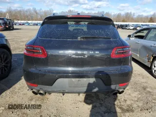 2018 Porsche Macan S with VIN WP1AB2A59JLB30846, listed as a Copart auction lot 87856245 with 57,832 mi miles and Salvage title. Bid and sale history available at DreamBid. Image 6.