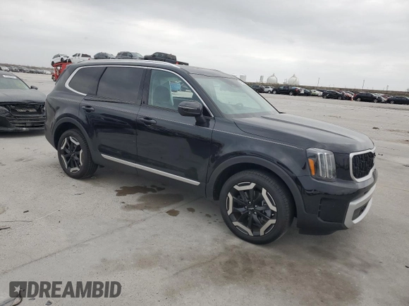 2024 Kia Telluride EX with VIN 5XYP34GC0RG486605, listed as a Copart auction lot 47658375 with 10,994 mi miles and Salvage Title. Bid and sale history available at DreamBid. Image 4.