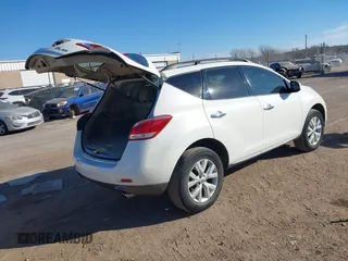 2014 Nissan Murano S with VIN JN8AZ1MW8EW529218, listed as a IAAI auction lot 41397594 with 83,421 mi miles and . Bid and sale history available at DreamBid. Image 4.