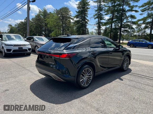 2023 Lexus RX 350h z VIN 2T2BBMCA0PC002695, wystawiony jako Copart lot #62426515 z przebiegiem 112 835 mil mil oraz Czysty tytuł • Clean title. Historia ofert i sprzedaży dostępna na DreamBid. Obrazek 4.